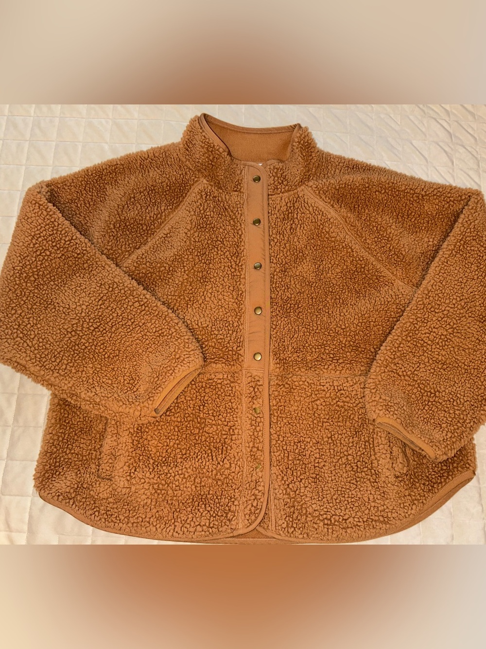 Sonoma Goods for Life Snap Through Fleece Oeko-TexJacket. Womens size XL.